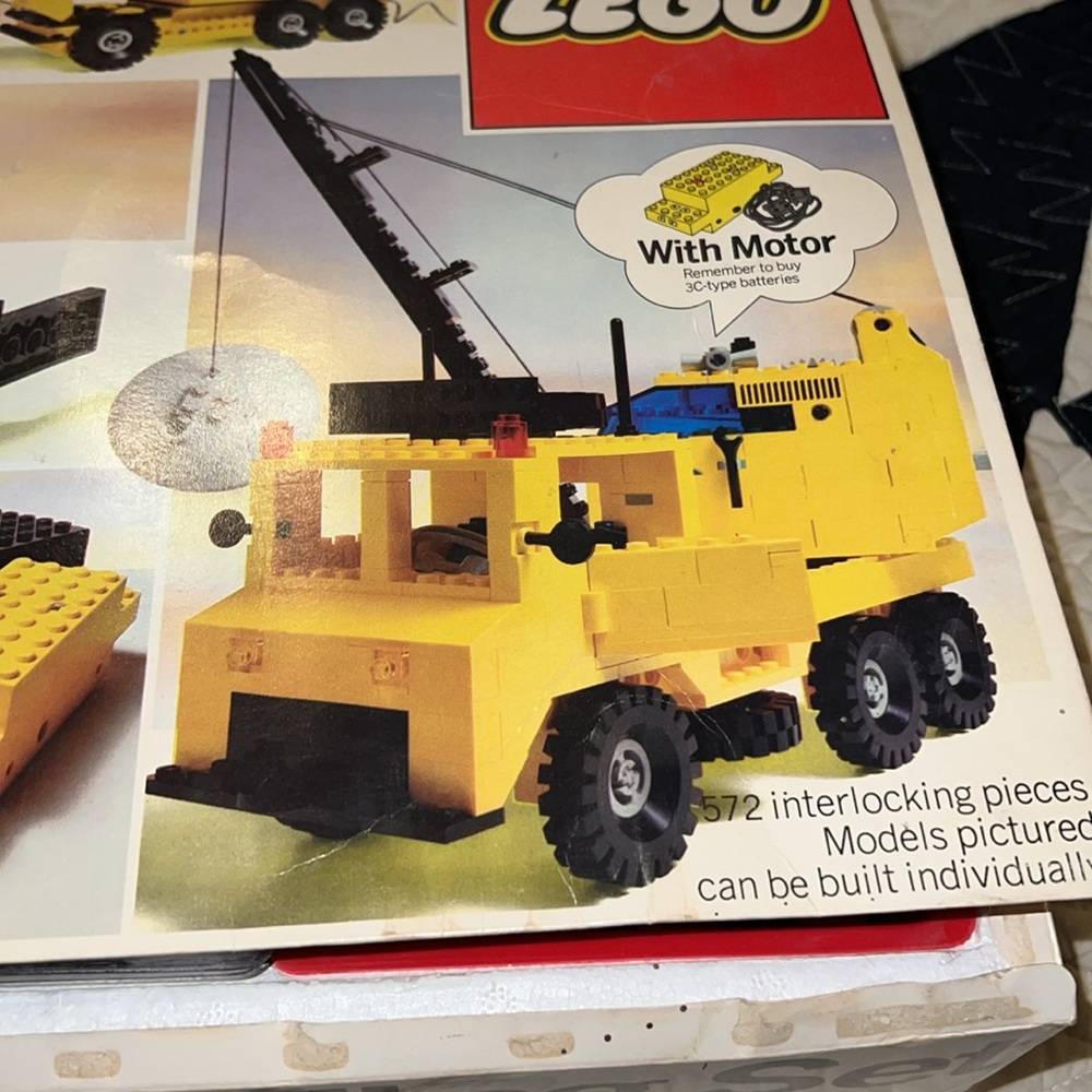 Vintage 1980 Lego Universal Building Set with motor 744 - Picture 12 of 16